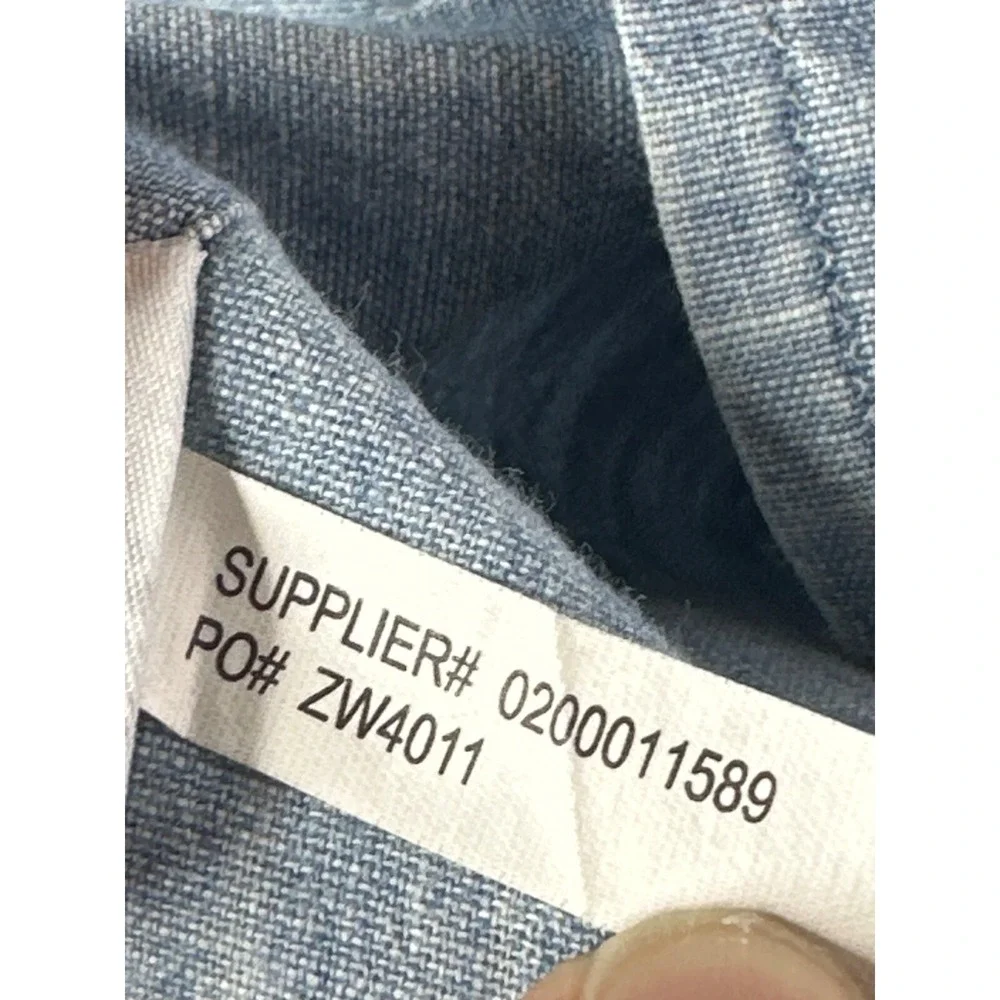 Vintage Polo Ralph Lauren Shirt Mens XL Chambray Oxford Pony Button Down Cotton - Picture 8 of 9